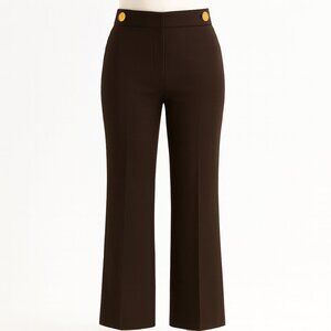 Tory Burch Brown Wool Trousers (Size 4)